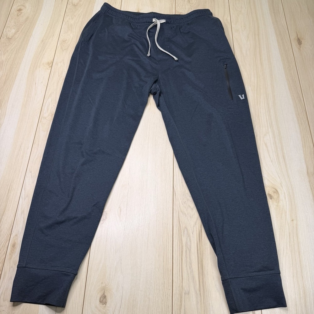 Vuori Mens XL Navy Blue Sunday Performance Drawstring Jogger Pants V416